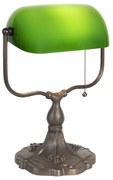 Bankárska lampa zelená 27*20*36