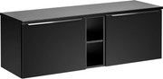 Comad Kúpeľňová skrinka pod umývadlo set Santa Fe Black 140 čierna
