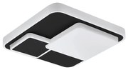Eglo 75667 - LED Stropné svietidlo LEPRESO LED/19,5W/230V 38,5x38,5 cm čierna