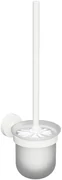 Sapho Sapho, X-ROUND WHITE WC kefa závesna, mliečne sklo, biela mat, XR303W
