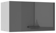 Kuchynská skrinka Belini Premium Full Version nad digestor 60 cm šedý lesk Wood