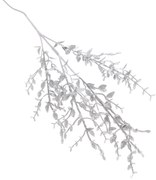 Umelá zimná vetvička Twiggle strieborná, 20 x 75 cm