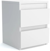 VIKI komoda s 2 zásuvkami Biela