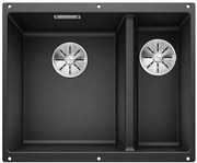 Blanco Subline 340/160-U, silgranitový drez pod pracovnú dosku 555x460x190 mm, drez vľavo, 1,5-komorový, antracitová, BLA-523548