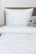 Celoročný detský set paplón a vankúš do postieľky Aloe Vera Green Veľkosť: 90x120/45x65 cm