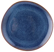 Altom Keramický plytký tanier Reactive Navy Blue 25,5 cm
