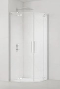Sprchový kút čtvrtkruh 100x100 cm SAT TGD NEW SATTGS100BT