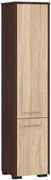 Kúpeľňová skrinka Farid TYP4 (wenge + dub sonoma). Akcia -22%. Vlastná spoľahlivá doprava až k Vám domov. 1069768