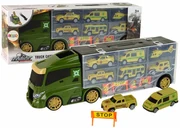 LEAN TOYS Ťahač pre autá - zelená