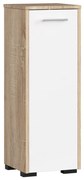 Kúpeľňová skrinka FIN S30 1D dub sonoma / biela