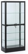 Presklená vitrína, 1800 × 800 × 400 mm, čierna