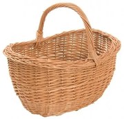 Prútený nákupný košík 43 x 33 x 26 cm, 24041