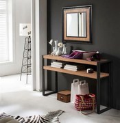 Konzolový stolík Dresua 140 cm borovice atlantic/antracitový