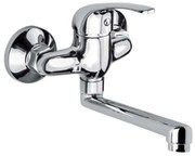 Mereo Mereo, Drezová nástenná batéria, Lila, s ramienkom plochým rovným 250 mm, chróm, MER-CBEE302A01