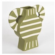 Keramická váza 32x30,8 cm zelená