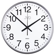Tiché nástenné hodiny JVD HP684.2 (31 cm) – sivé, plynulý chod sweep