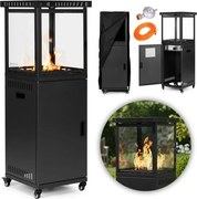 Plynový ohrievač, sálavý ohrievač 13 kW, sklenený na záhradnú terasu