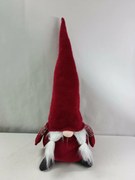 Vánoční skřítek ELFIE 70 cm červený