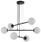 Luster na lanku BALANS 6xG9/12W/230V čierna