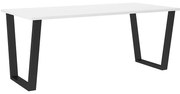 Stôl Cezar 185x90 – Biela