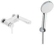 Vaňová batéria SAT Fusion s vaňovým setom 150 mm chróm SATBSFU222TCHSET