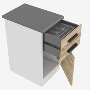 Kuchynská skrinka spodná 40 cm šuflíky TOR SDSZ40WS/0/WT/DS/B/B1/PP