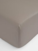 Saténová plachta Diana 200 × 200 cm - sivohnedá