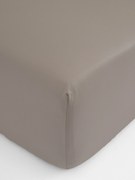 Saténová plachta Diana 90 × 200 cm - sivohnedá