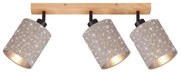 Briloner 2078-031 - Bodové svietidlo SPOTLIGHT 3xE27/25W/230V béžová