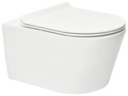 WC závesné SAT Brevis s doskou softclose, so zadným odpadom SATBRE011RREXP
