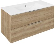 Sapho Sapho, CIRASA umývadlová skrinka 99,8x52x46cm, dub Alabama, CR100-2222