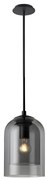 Toolight Amber, závesné svietidlo 1xE27 APP1704-1PC, šedá-čierna, OSW-04336