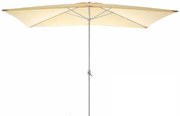 Garthen 6305 Záhradný slnečník - obdĺžnikový 2x3 m - champagne
