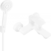 Mexen Royo R40 vaňová batéria so sprchovacím setom, biela - 7223R40-20