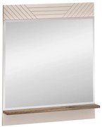 Zrkadlo EYCO 70, kašmír/dub Castello