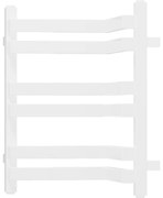 Mexen Loop, kúpeľňový radiátor 500 x 375 mm, 253 W, biela, W129-0500-350-00-20