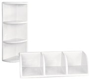 Rohová kúpeľňová polica 535-00