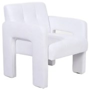 Kreslo PELLE biele 737763
