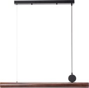 Toolight - LED stropná lampa APP969-1CP, hnedá-čierna mriežka, OSW-07002