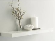 Polica na stenu Shelvy 60 cm, biela lesk%