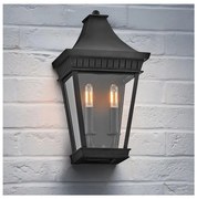 Hinkley HK-CHAPEL-HILL7-MB - Vonkajšie svietidlo CHAPEL HILL 2xE14/40W/230V IP44