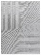 Koberec BALANCE 1921 geometrický / glamour, sivý