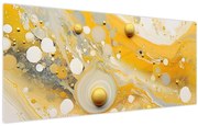 Obraz - Abstraktné pozadia so zlatým dekorom (120x50 cm)