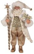 Vianočné dekorácie otec Santa Claus vo zdobenom obleku - 16*10*27 cm