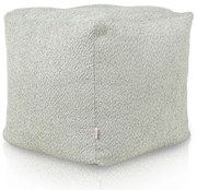 Taburetka svetlo sivá bouclé