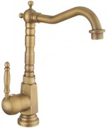 Umývadlová batéria vysoká Rea Bona zlatá mosadz