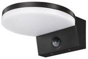 Top Light - LED Vonkajšie nástenné svietidlo so senzorom LED/15W/230V IP65 čierna TP1748