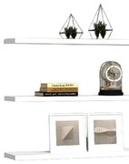 Biela polica v súprave 3 ks Boss - Kalune Design