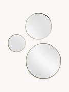 Súprava okrúhlych nástenných zrkadiel Lacie, 3 ks