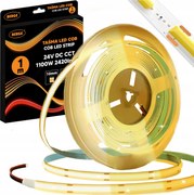 BERGE LED pásik COB Neon CCT 24V - 608D - 22W/m - IP20 - 1m